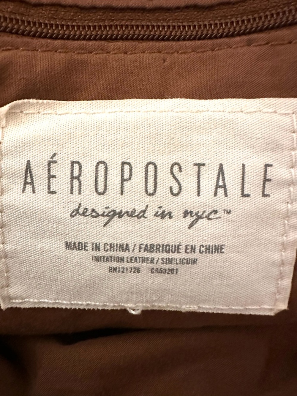 AEROPOSTALE Slouchy Boho Drawstring Bucket Bag Brown Textured - Picture 6 of 7